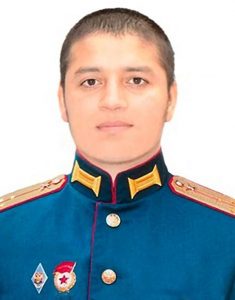 Старший лейтенант Ахлиддин ТОИРОВ.