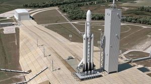 США Использовали сверхтяжёлую ракету.
