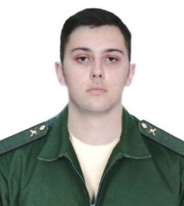 Рядовой Александр КАЗИХАНОВ.