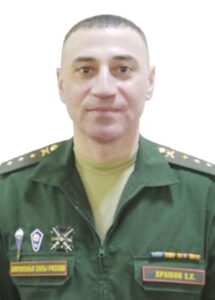 Старший прапорщик Евгений ХРАМОВ.