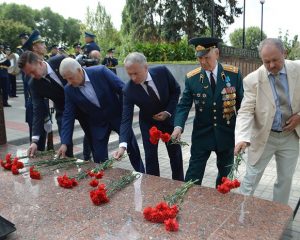 Во время открытия закладного камня в Воронеже.