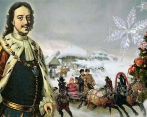 История Новогодья в России.