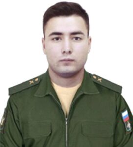 Рядовой Василий ЗАХАРОВ.