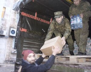 В дни тяжёлого испытания Россия первой пришла на помощь сирийскому народу.