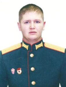 Гвардии прапорщик Никита КРИЦКИЙ.