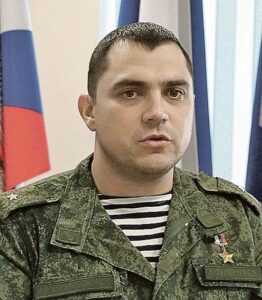 Гвардии майор Сергей Кузьминчук.