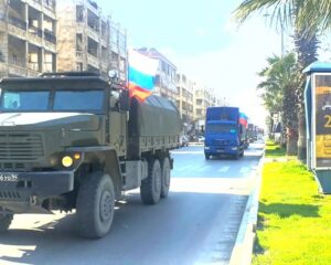 Российские военнослужащие оказали помощь жителям Алеппо и Латакии