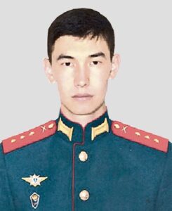 Старший прапорщик Тимур КЫДЫРБАЕВ.
