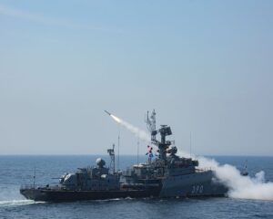 Подводные стражи разбили «врага».
