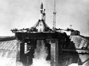 Стартовая площадка на Байконуре.