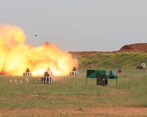 Российские и сирийские военнослужащие провели учение в провинции Хама.