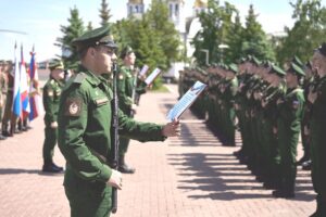 Присяга спортивных рот ЦСКА (2022 год).