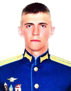 Гвардии старший лейтенант Егор СИЛАНТЬЕВ.