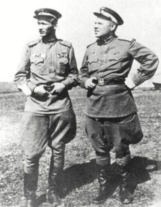 Командир эскадрильи гвардии капитан Константинов. 1943 год.