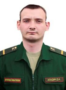 Ефрейтор Денис АЛАДИН.