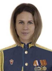 Старший прапорщик Александра КОВАЛЕНКО.