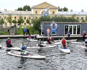 Праздник для гребцов.