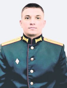 Лейтенант Артём МЕЛЁХИН.
