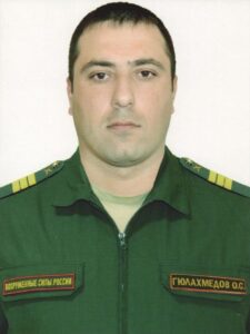 Старший сержант  Осман ГЮЛАХМЕДОВ.