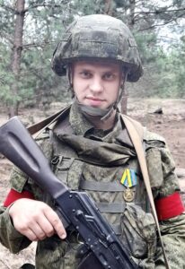 Гвардии ефрейтор Олег ТАРАНИК.
