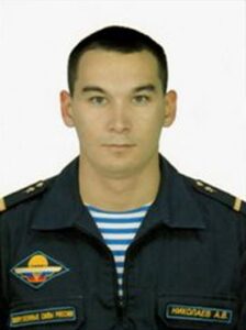 Ефрейтор Александр НИКОЛАЕВ.