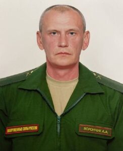 Рядовой Александр ВОРОНЧУК.