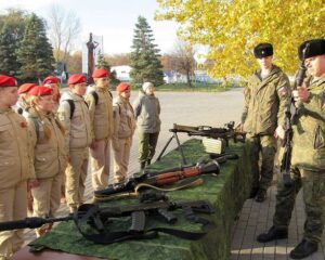 Юнармейцы в гостях у морпехов.