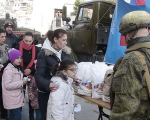 Российский ЦПВС провёл гуманитарную акцию в Хасеке.