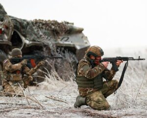 С убеждённостью в собственных силах и победе.