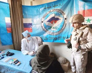 Российские военнослужащие доставили продовольствие в провинцию Тартус