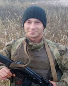 Рядовой Александр КАЛИНИН.