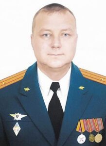 Майор Александр Бывшев.