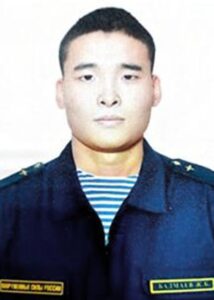 Ефрейтор Жамсаран БАДМАЕВ.