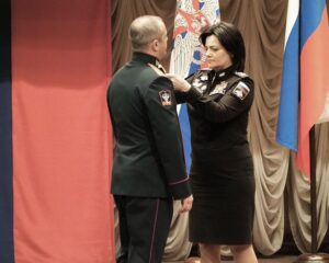 За высокие заслуги перед Родиной.