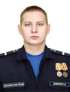 Ефрейтор Евгений ДАВИДЧУК.