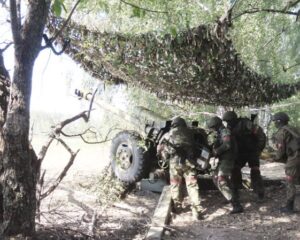 Артиллеристы «северян» бьют врага на подступах к госгранице