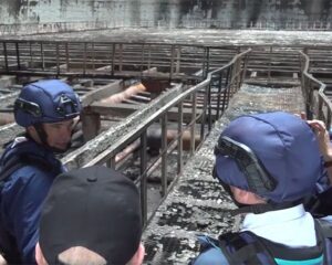 Очередная ротация наблюдателей миссии МАГАТЭ на Запорожской АЭС.