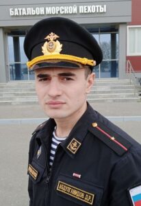 Гвардии младший лейтенант  Джавид Абдулгамидов.