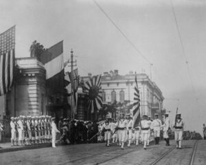 Японские войска во Владивостоке, 1918 год.
