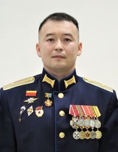 Майор Жаргал Лубсанов.