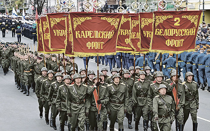 Парад во Владивостоке.