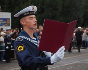 Клятва верности Родине будущих офицеров