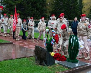Курсанты радушно встретили юнармейцев.