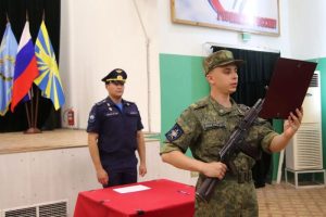 Звучат священные слова верности Родине