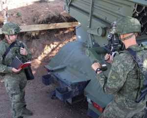 Огневые задачи на полигоне Тоцкий.