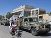Парад талибов перед зданием бывшего посольства США в Кабуле, 15 августа 2026 года.